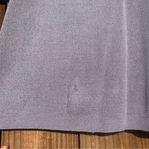 Guess Colllection… Lavender Gray, Mini Slip on Dress with Black Thin Straps - Picture 7 of 8
